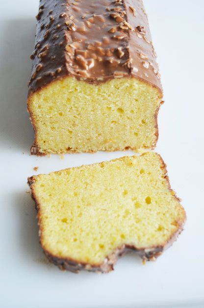 Orange Loaf with Rocher Glaze