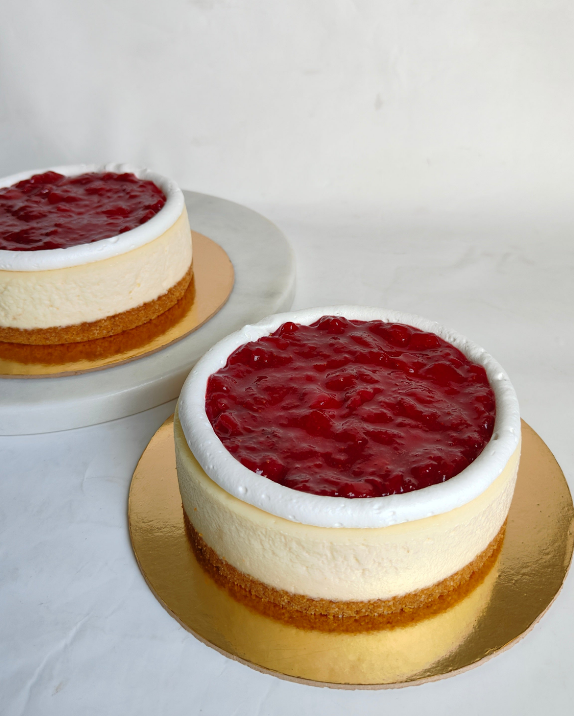 New York Cheesecake - Strawberry Compote
