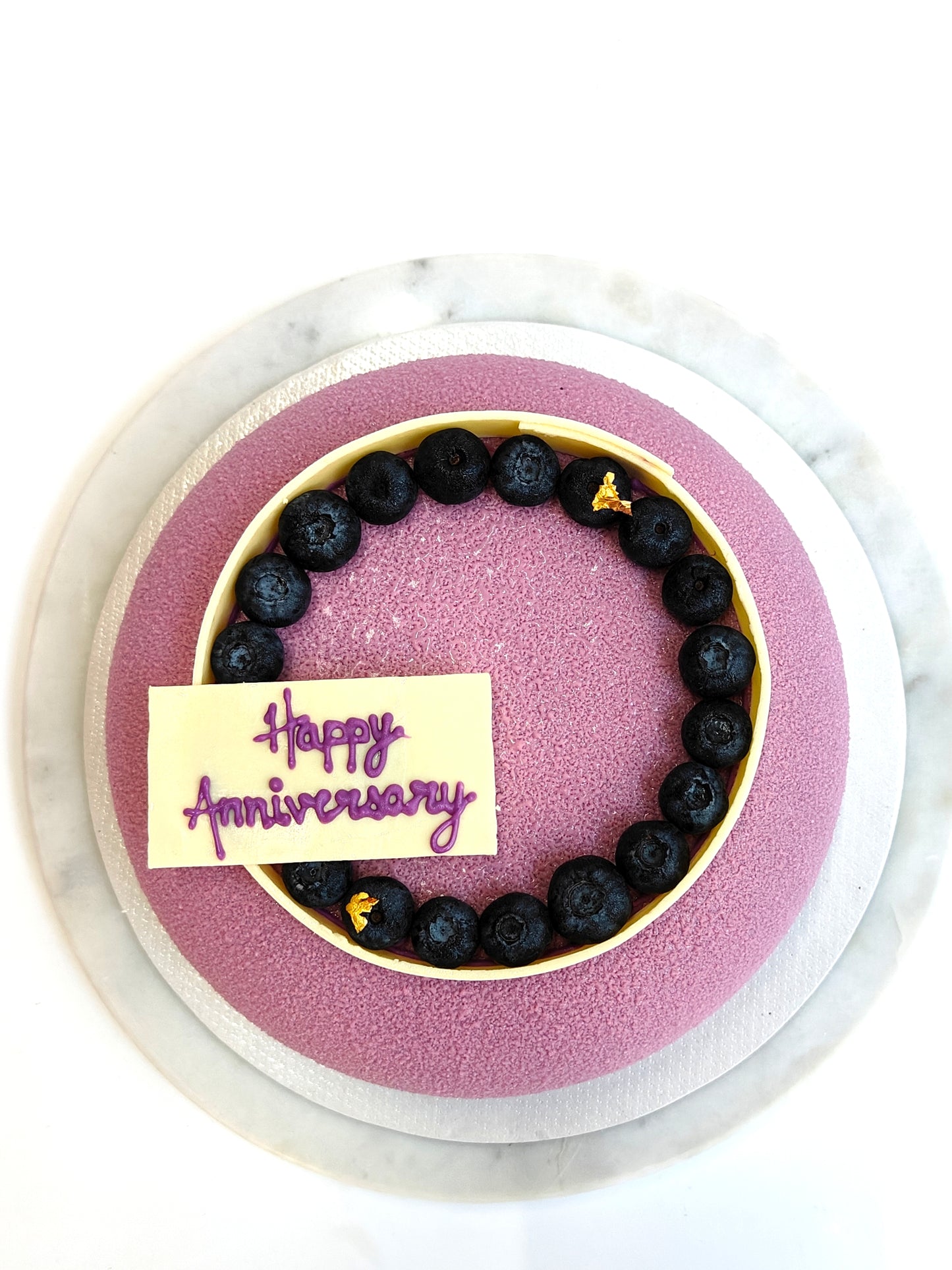Blueberry Vanilla Entremet
