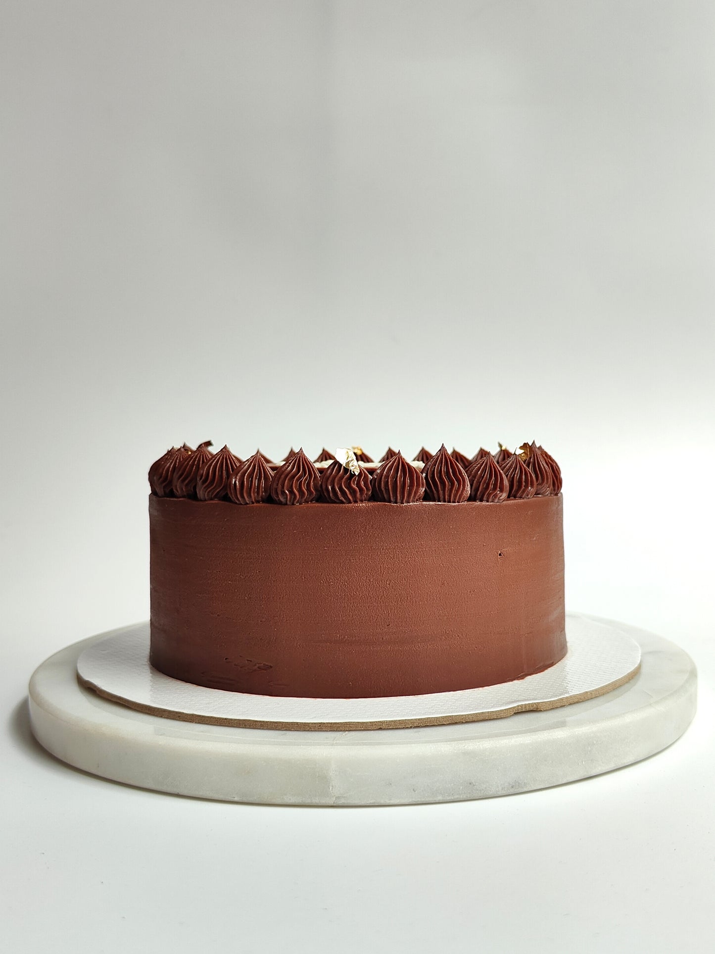 Chocolate Truffle Cake with Strawberry Compote