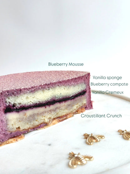 Blueberry Vanilla Entremet