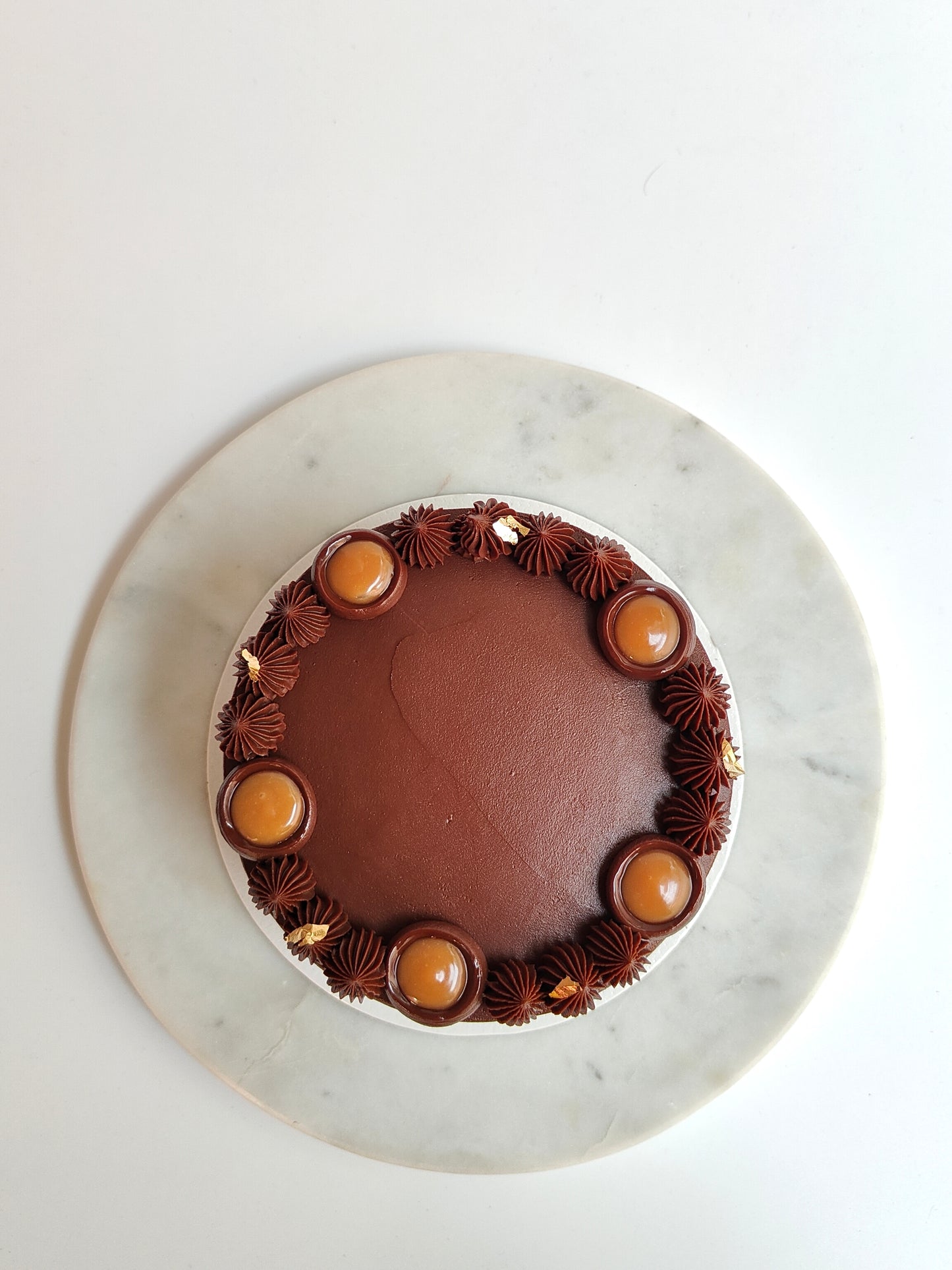 Chocolate Truffle Cake with Salted Caramel