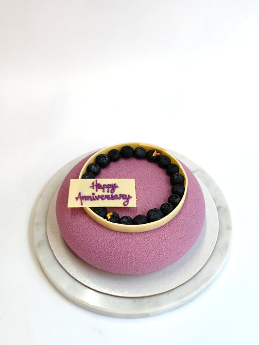Blueberry Vanilla Entremet