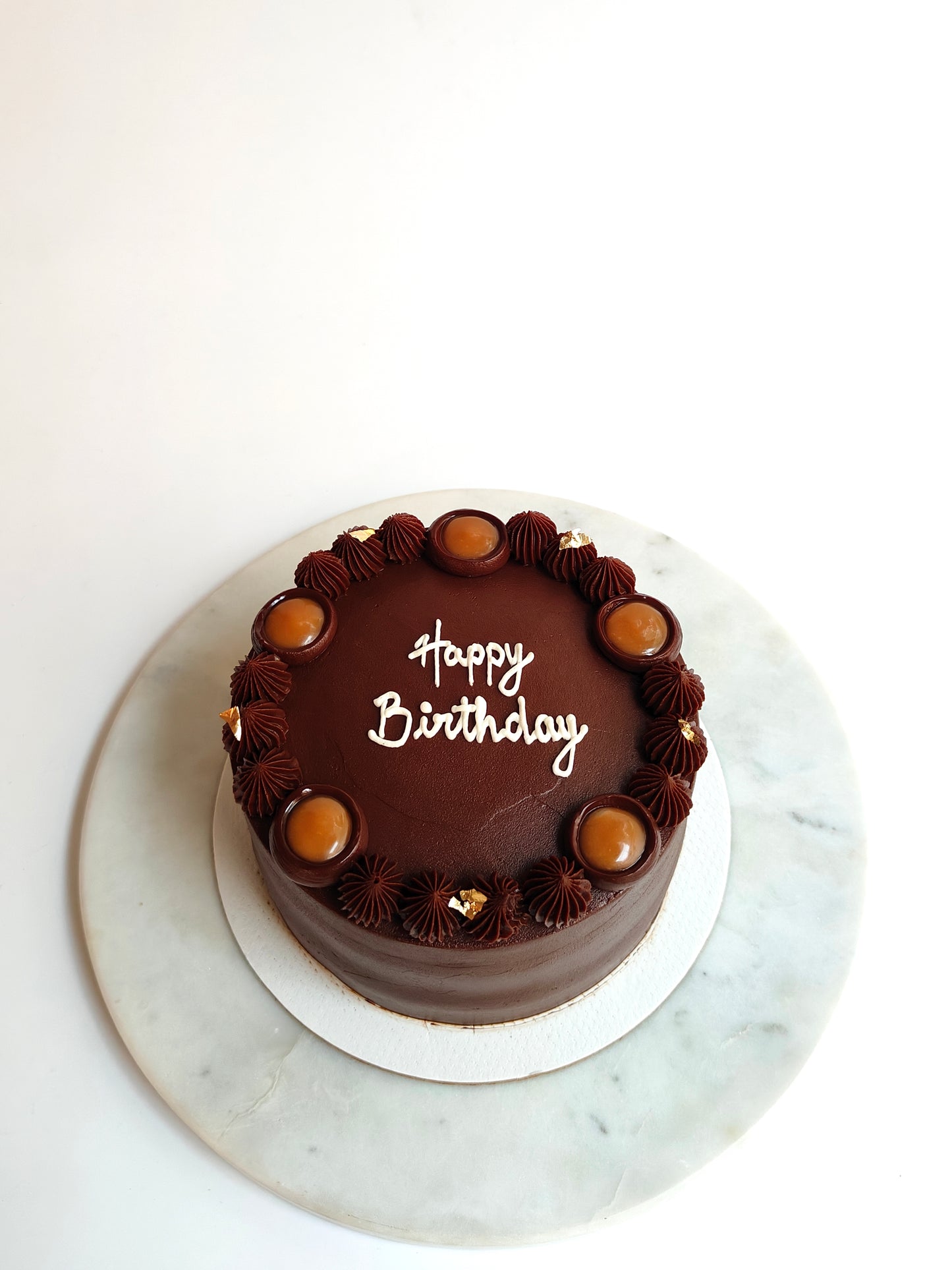 Chocolate Truffle Cake with Salted Caramel